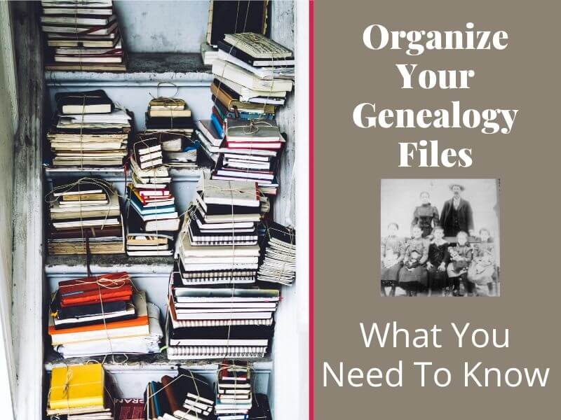 Organizarea informațiilor genealogice